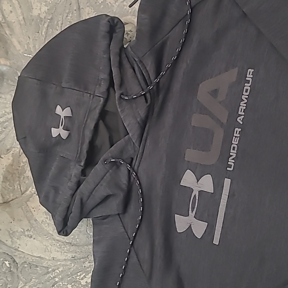 UNDER ARMOUR MEN'S LARGE STORM SWEATER FLEECE HOODIE LIKE NEW - Picture 3 of 10